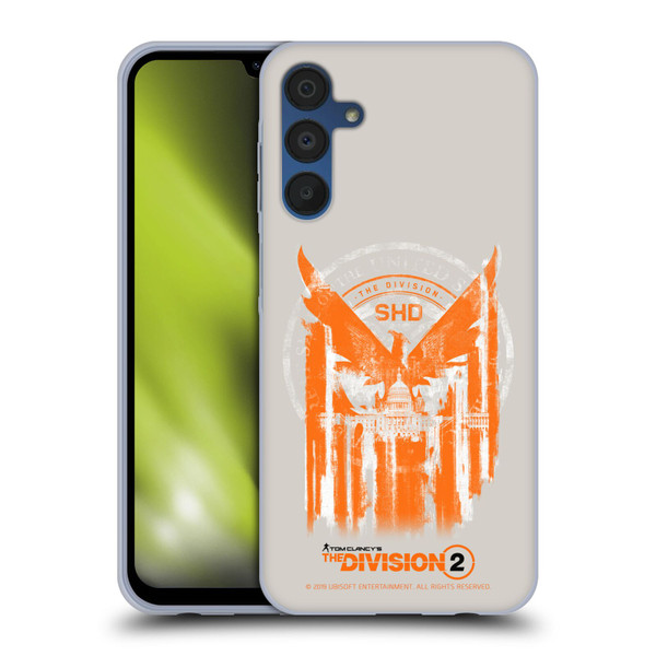 Tom Clancy's The Division 2 Key Art Phoenix Capitol Building Soft Gel Case for Samsung Galaxy A15