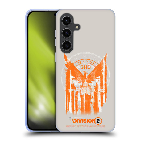 Tom Clancy's The Division 2 Key Art Phoenix Capitol Building Soft Gel Case for Samsung Galaxy S24+ 5G