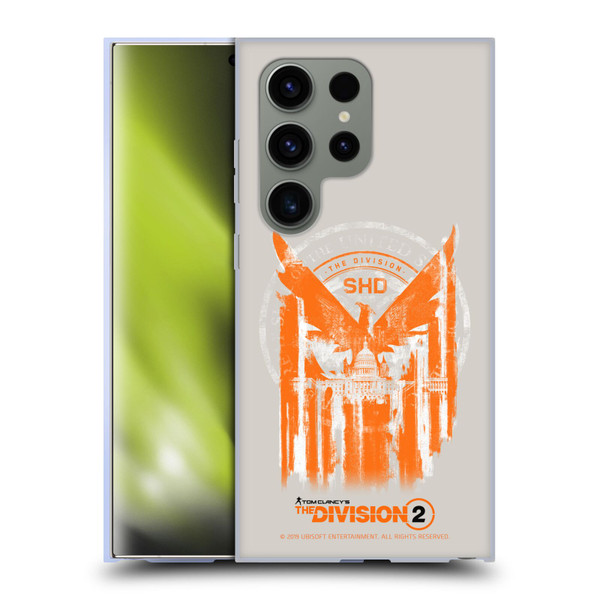 Tom Clancy's The Division 2 Key Art Phoenix Capitol Building Soft Gel Case for Samsung Galaxy S24 Ultra 5G