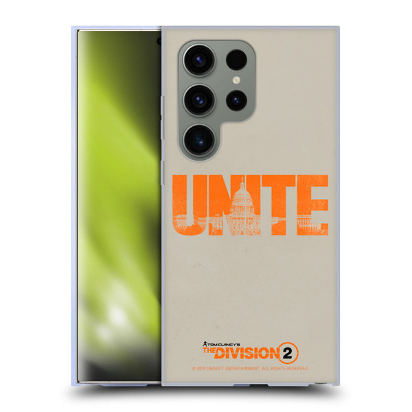 Tom Clancy's The Division 2 Key Art Unite Soft Gel Case for Samsung Galaxy S24 Ultra 5G