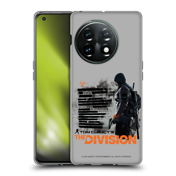 Tom Clancy's The Division Key Art Character Soft Gel Case for OnePlus 11 5G