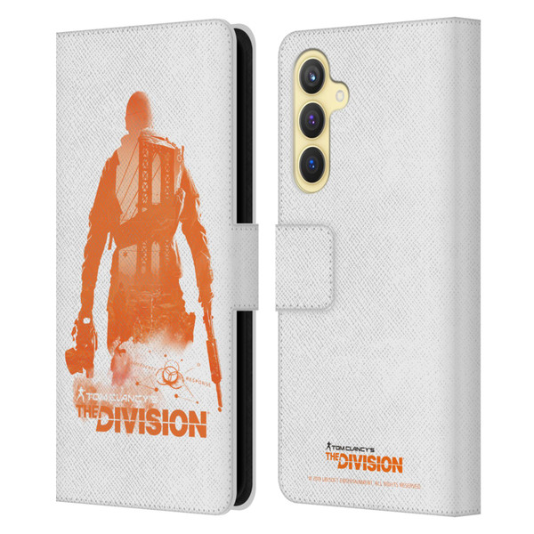 Tom Clancy's The Division Key Art Character 3 Leather Book Wallet Case Cover For Samsung Galaxy S23 FE 5G