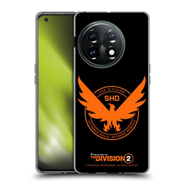 Tom Clancy's The Division 2 Logo Art Phoenix Soft Gel Case for OnePlus 11 5G