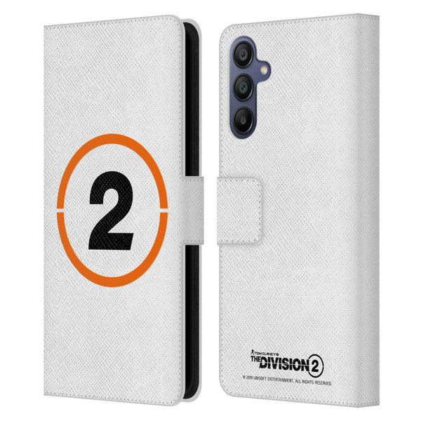Tom Clancy's The Division 2 Logo Art Ring 2 Leather Book Wallet Case Cover For Samsung Galaxy A15