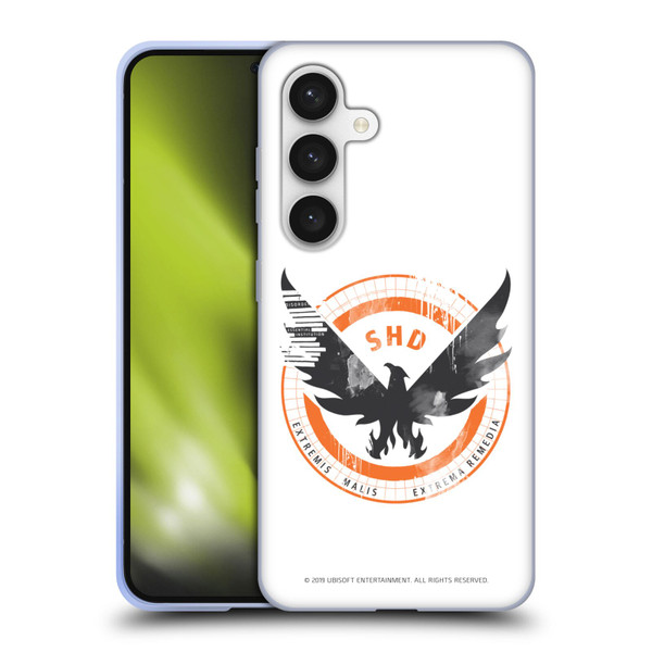 Tom Clancy's The Division Key Art Logo White Soft Gel Case for Samsung Galaxy S24 5G