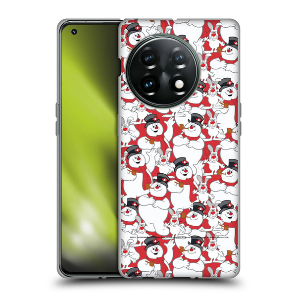 Frosty the Snowman Movie Patterns Pattern 4 Soft Gel Case for OnePlus 11 5G