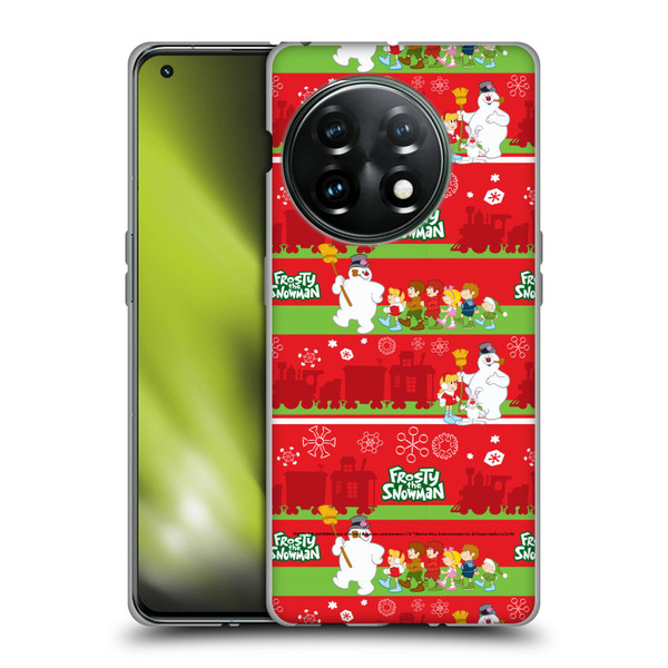 Frosty the Snowman Movie Patterns Pattern 1 Soft Gel Case for OnePlus 11 5G