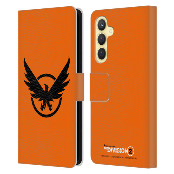 Tom Clancy's The Division 2 Logo Art Phoenix 2 Leather Book Wallet Case Cover For Samsung Galaxy S23 FE 5G