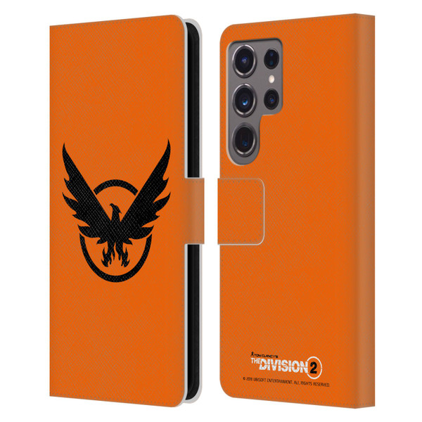 Tom Clancy's The Division 2 Logo Art Phoenix 2 Leather Book Wallet Case Cover For Samsung Galaxy S24 Ultra 5G