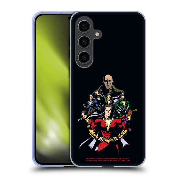 Shazam! 2019 Movie Character Art Family and Sivanna Soft Gel Case for Samsung Galaxy S24+ 5G