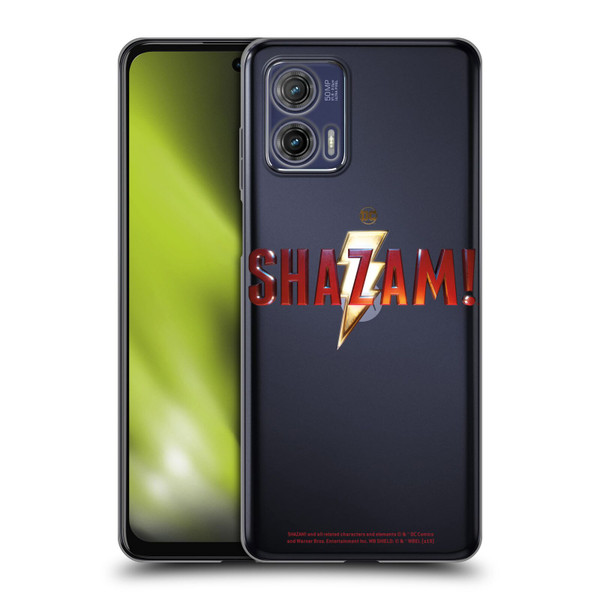 Shazam! 2019 Movie Logos Main Soft Gel Case for Motorola Moto G73 5G