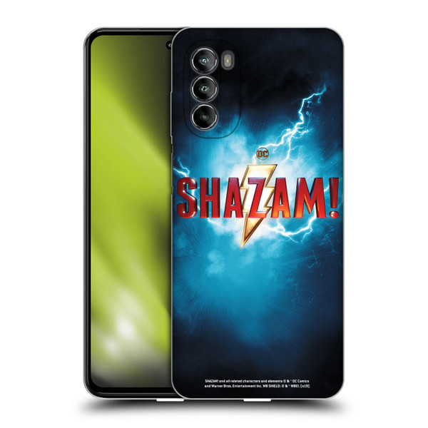 Shazam! 2019 Movie Logos Poster Soft Gel Case for Motorola Moto G82 5G