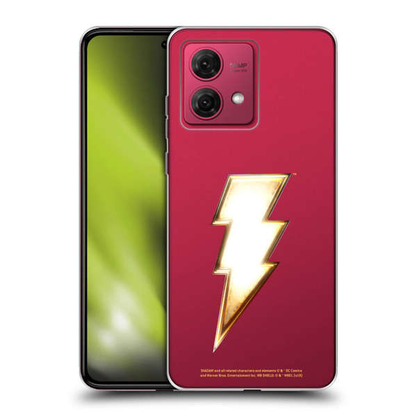 Shazam! 2019 Movie Logos Lightning Soft Gel Case for Motorola Moto G84 5G