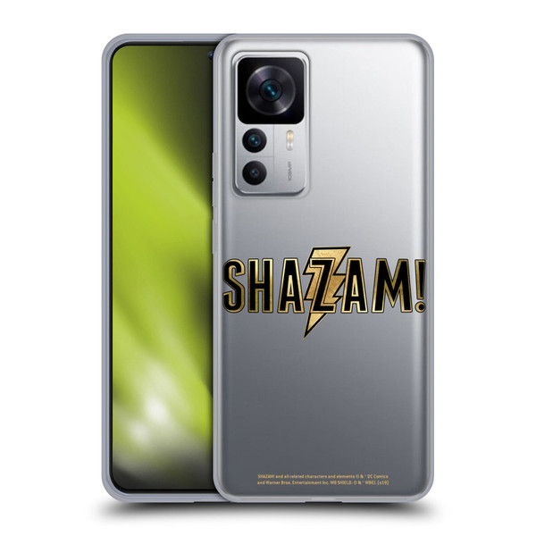 Shazam! 2019 Movie Logos Gold Soft Gel Case for Xiaomi 12T 5G / 12T Pro 5G / Redmi K50 Ultra 5G