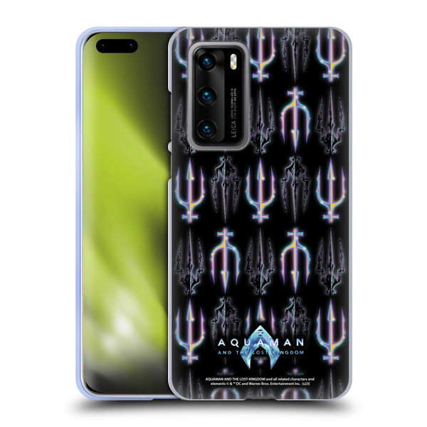 Aquaman And The Lost Kingdom Graphics Trident Pattern Soft Gel Case for Huawei P40 5G