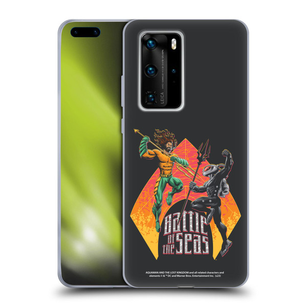 Aquaman And The Lost Kingdom Graphics Battle Of The Seas Soft Gel Case for Huawei P40 Pro / P40 Pro Plus 5G