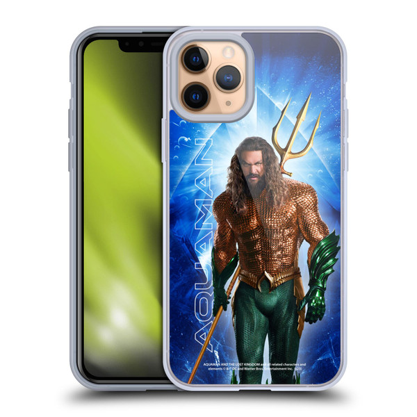 Aquaman And The Lost Kingdom Graphics Arthur Curry Soft Gel Case for Apple iPhone 11 Pro