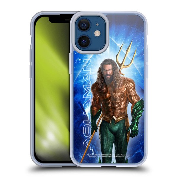Aquaman And The Lost Kingdom Graphics Arthur Curry Soft Gel Case for Apple iPhone 12 Mini