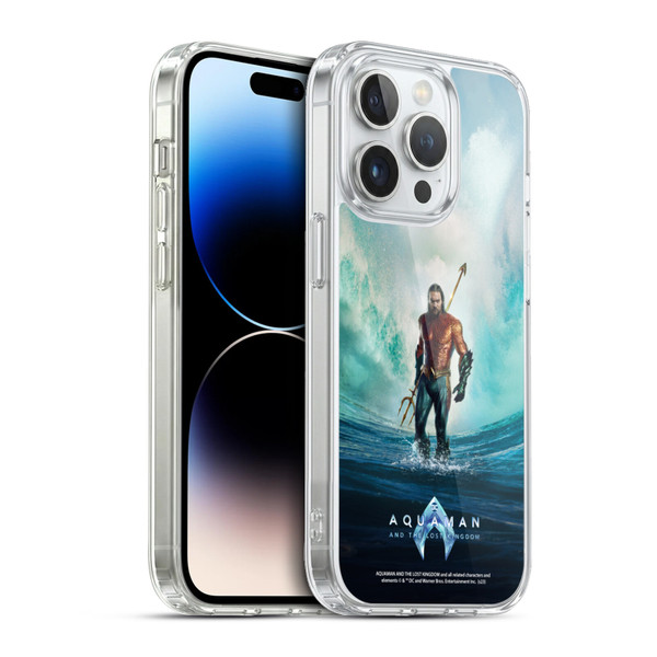 Aquaman And The Lost Kingdom Graphics Poster Soft Gel Case for Apple iPhone 13 Pro & MagSafe