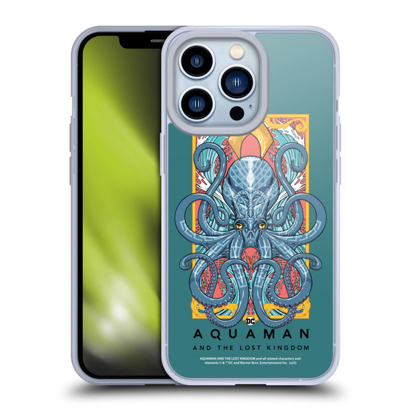Aquaman And The Lost Kingdom Graphics Topo Soft Gel Case for Apple iPhone 13 Pro