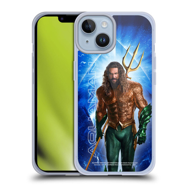 Aquaman And The Lost Kingdom Graphics Arthur Curry Soft Gel Case for Apple iPhone 14