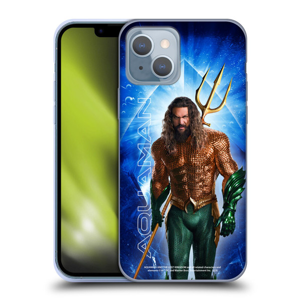Aquaman And The Lost Kingdom Graphics Arthur Curry Soft Gel Case for Apple iPhone 14