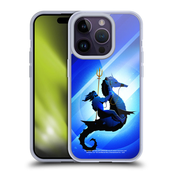 Aquaman And The Lost Kingdom Graphics Arthur Curry And Storm Soft Gel Case for Apple iPhone 14 Pro