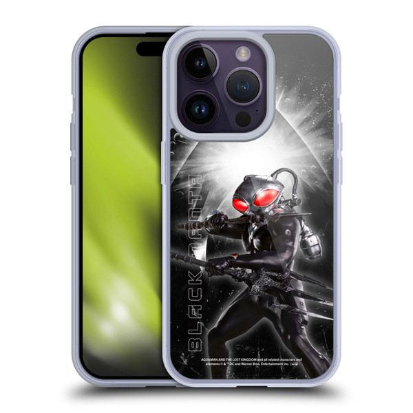 Aquaman And The Lost Kingdom Graphics Black Manta Soft Gel Case for Apple iPhone 14 Pro
