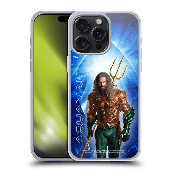 Aquaman And The Lost Kingdom Graphics Arthur Curry Soft Gel Case for Apple iPhone 15 Pro Max