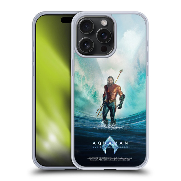 Aquaman And The Lost Kingdom Graphics Poster Soft Gel Case for Apple iPhone 15 Pro Max