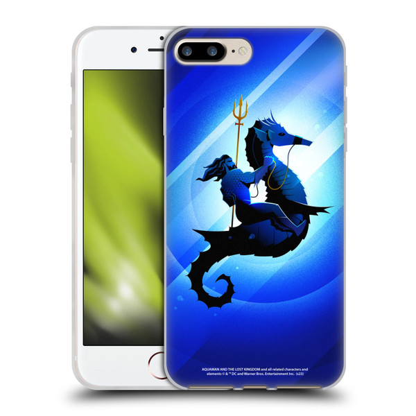 Aquaman And The Lost Kingdom Graphics Arthur Curry And Storm Soft Gel Case for Apple iPhone 7 Plus / iPhone 8 Plus
