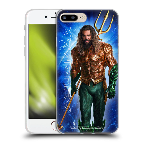 Aquaman And The Lost Kingdom Graphics Arthur Curry Soft Gel Case for Apple iPhone 7 Plus / iPhone 8 Plus