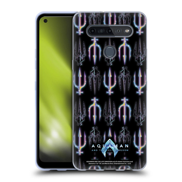 Aquaman And The Lost Kingdom Graphics Trident Pattern Soft Gel Case for LG K51S