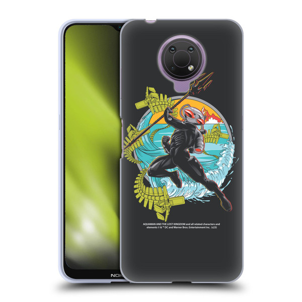 Aquaman And The Lost Kingdom Graphics Black Manta Art Soft Gel Case for Nokia G10