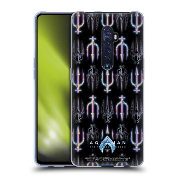 Aquaman And The Lost Kingdom Graphics Trident Pattern Soft Gel Case for OPPO Reno 2