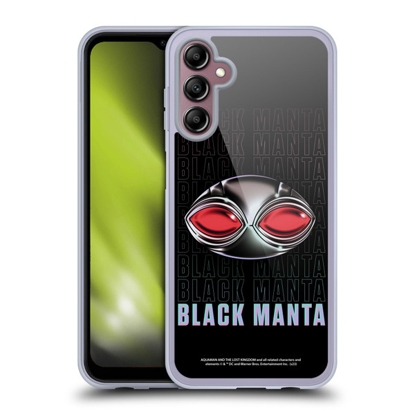 Aquaman And The Lost Kingdom Graphics Black Manta Helmet Soft Gel Case for Samsung Galaxy A14 5G