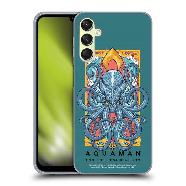 Aquaman And The Lost Kingdom Graphics Topo Soft Gel Case for Samsung Galaxy A24 4G / Galaxy M34 5G