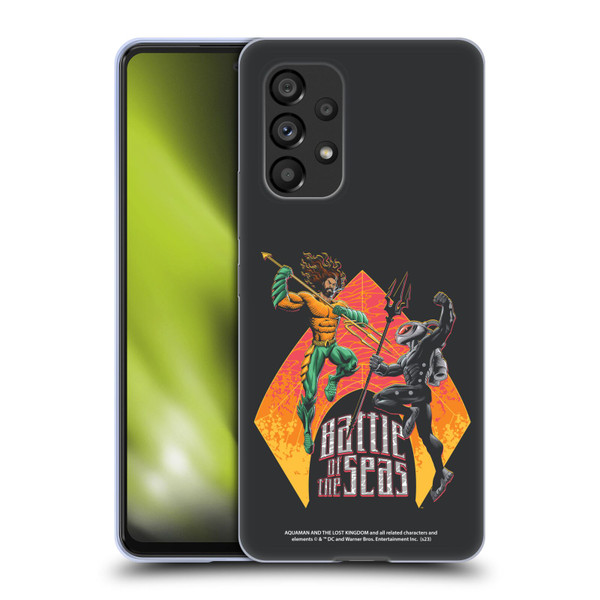 Aquaman And The Lost Kingdom Graphics Battle Of The Seas Soft Gel Case for Samsung Galaxy A53 5G (2022)
