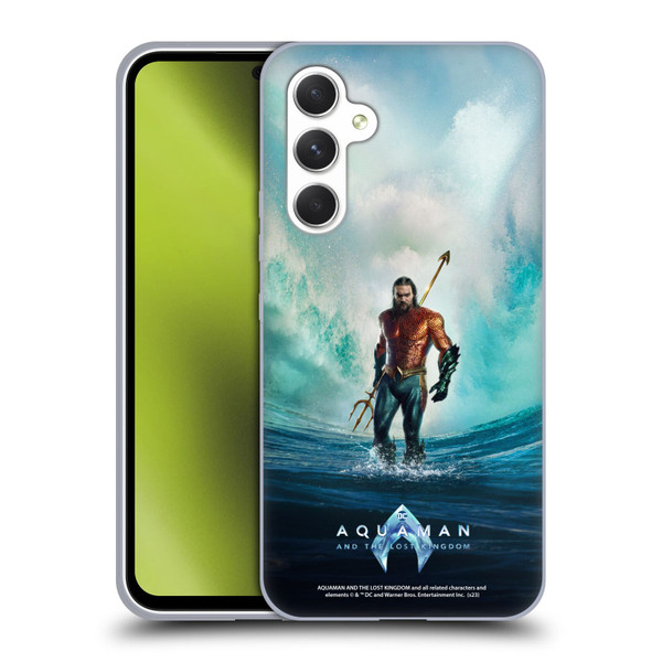 Aquaman And The Lost Kingdom Graphics Poster Soft Gel Case for Samsung Galaxy A54 5G