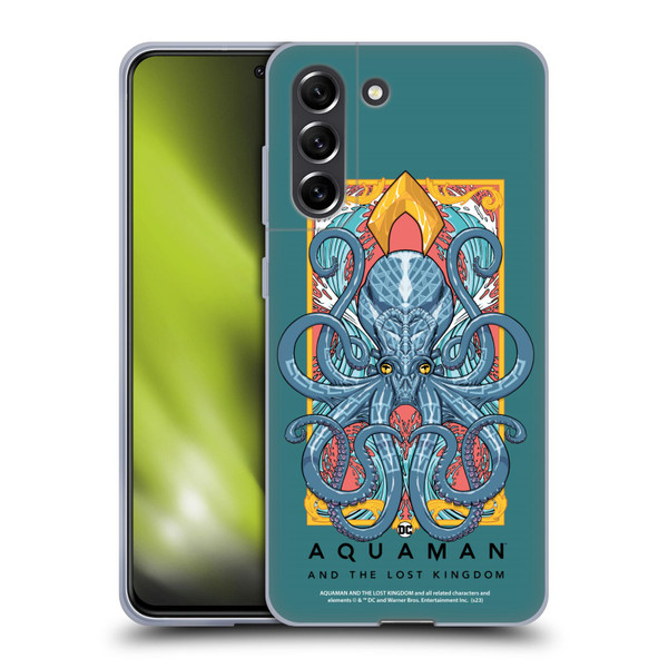 Aquaman And The Lost Kingdom Graphics Topo Soft Gel Case for Samsung Galaxy S21 FE 5G