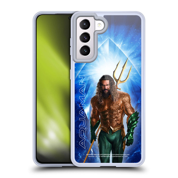 Aquaman And The Lost Kingdom Graphics Arthur Curry Soft Gel Case for Samsung Galaxy S21 5G