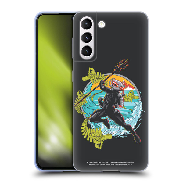 Aquaman And The Lost Kingdom Graphics Black Manta Art Soft Gel Case for Samsung Galaxy S21 5G