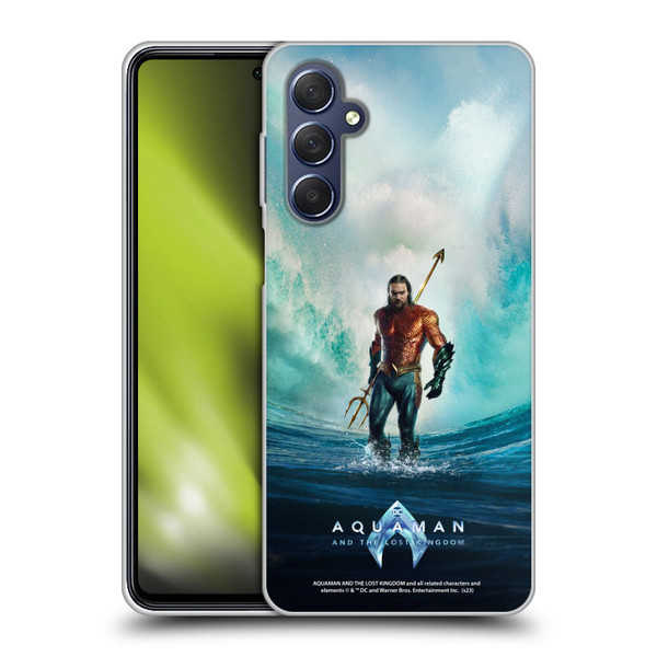 Aquaman And The Lost Kingdom Graphics Poster Soft Gel Case for Samsung Galaxy M54 5G