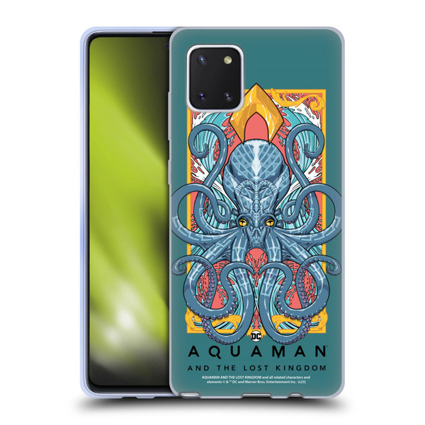 Aquaman And The Lost Kingdom Graphics Topo Soft Gel Case for Samsung Galaxy Note10 Lite