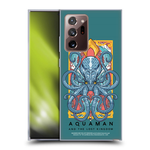 Aquaman And The Lost Kingdom Graphics Topo Soft Gel Case for Samsung Galaxy Note20 Ultra / 5G
