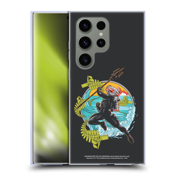 Aquaman And The Lost Kingdom Graphics Black Manta Art Soft Gel Case for Samsung Galaxy S24 Ultra 5G
