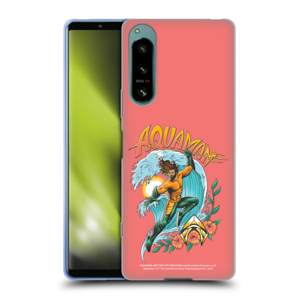 Aquaman And The Lost Kingdom Graphics Arthur Curry Art Soft Gel Case for Sony Xperia 5 IV