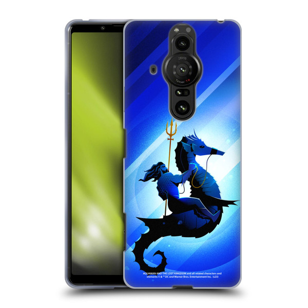 Aquaman And The Lost Kingdom Graphics Arthur Curry And Storm Soft Gel Case for Sony Xperia Pro-I