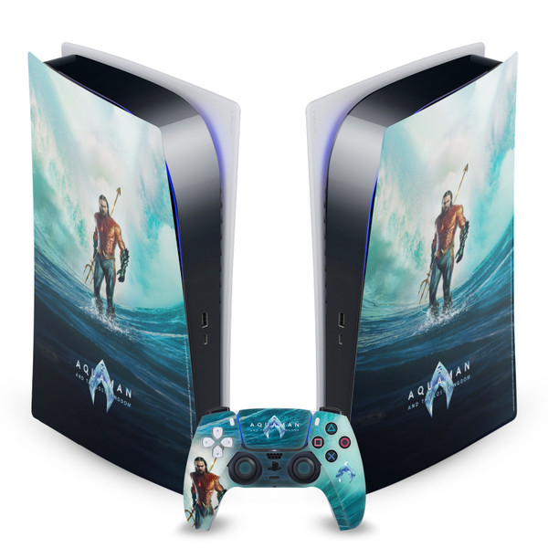 Aquaman And The Lost Kingdom Graphics Poster Vinyl Sticker Skin Decal Cover for Sony PS5 Digital Edition Bundle