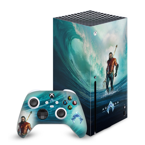 Aquaman And The Lost Kingdom Graphics Poster Vinyl Sticker Skin Decal Cover for Microsoft Series X Console & Controller